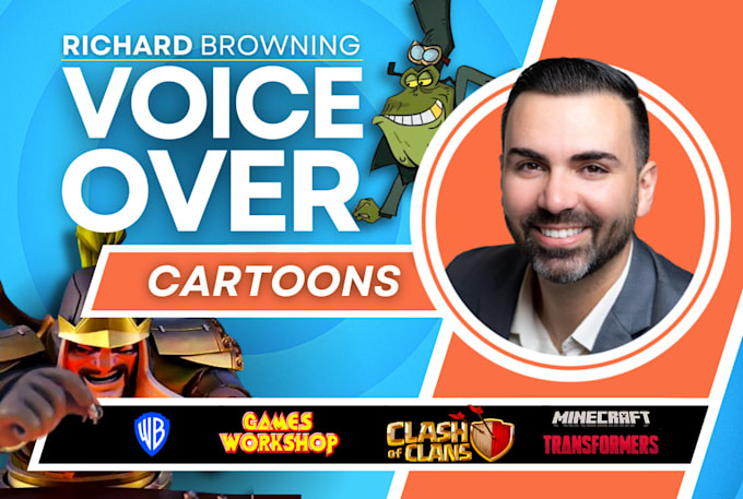 Gig Preview - Be the male voice actor for your cartoon characters