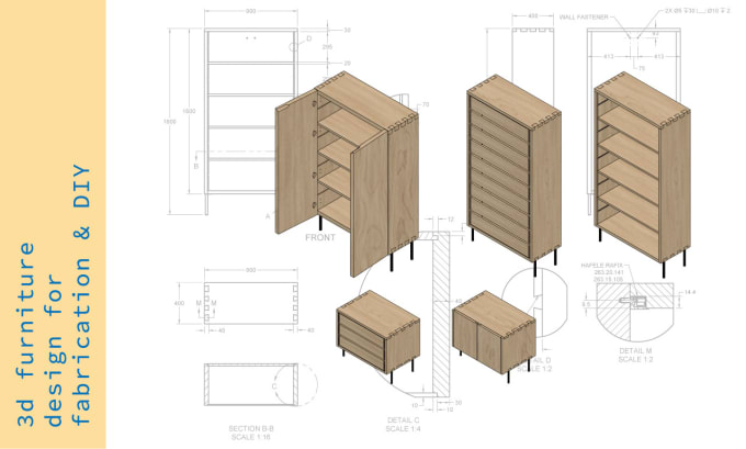 Bestseller - draw and model your furniture and woodworking projects