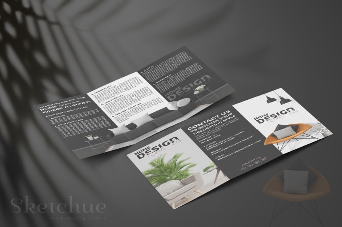 Gig Preview - Design trifold, c fold, bifold brochure, standee banner, roll up banner