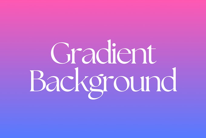 Bestseller - design cool gradient backgrounds