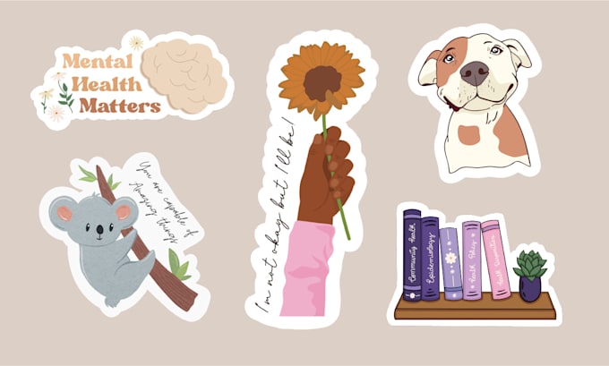 Bestseller - design the best digital custom stickers pack for you or etsy