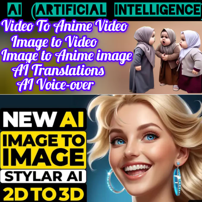 Bestseller - ai animation video images translation voiceover