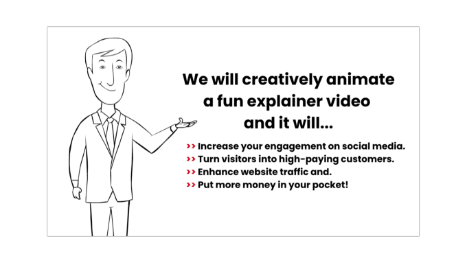 Gig Preview - Create stunning whiteboard animations video for fair price