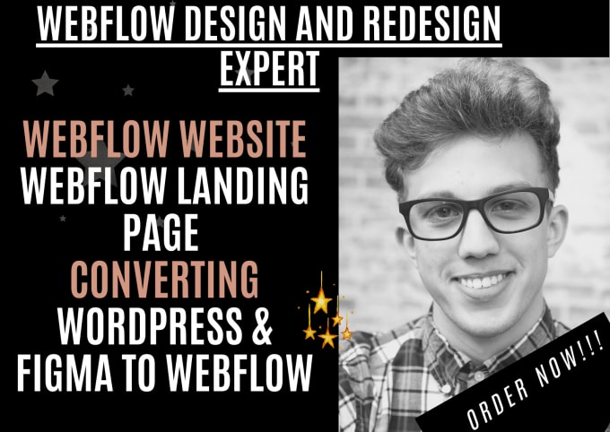 Gig Preview - Design responsive webflow or converting figma UI adobe wordpress to webflow