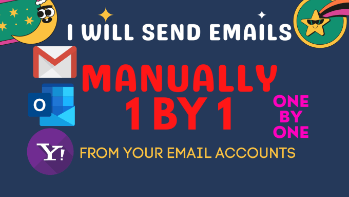 Gig Preview - Send emails one by one manually