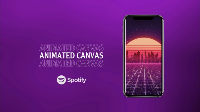 Gig Preview - Create animation  spotify canvas in 1h