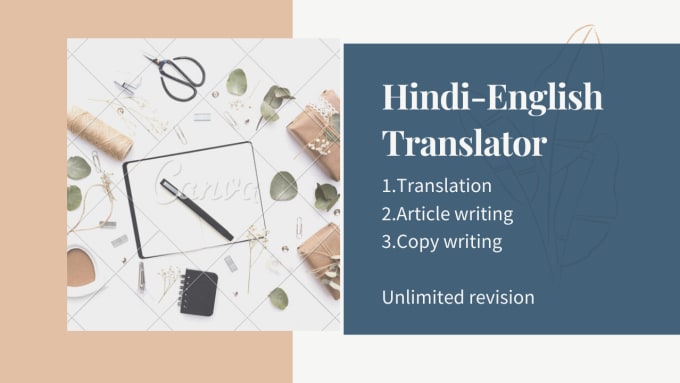 Bestseller - help you in translating hindi into english