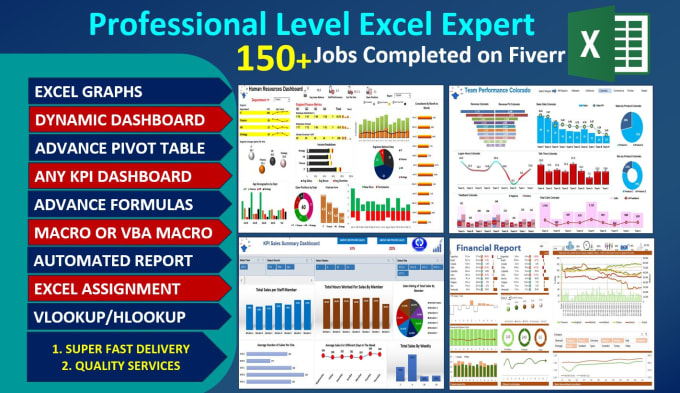 Bestseller - create interactive, beautiful and dynamic excel dashboards