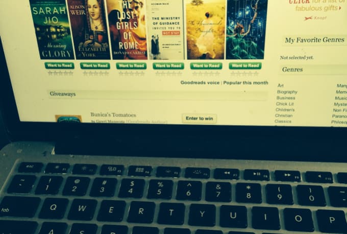 Gig Preview - Perform maintenance to your goodreads page