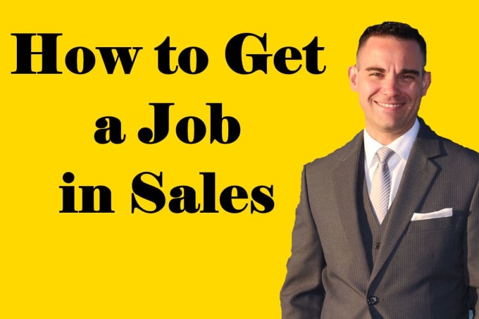 Gig Preview - Help you get your dream job in sales