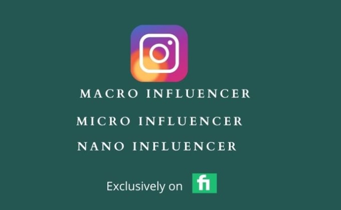 Gig Preview - Find instagram nano influencer, macro influencer and micro influencer