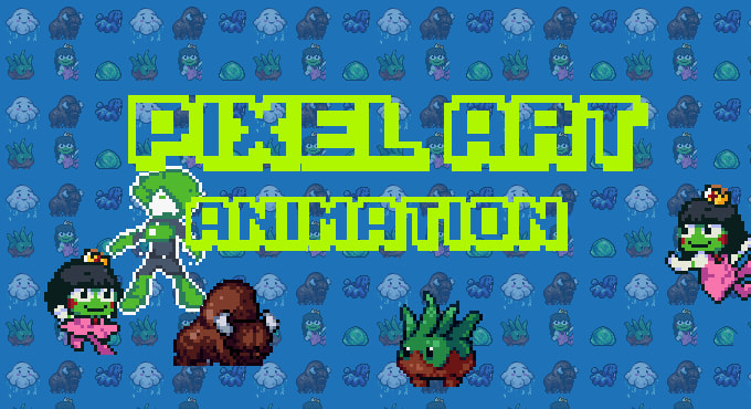 Gig Preview - Draw pixel art character animation for you