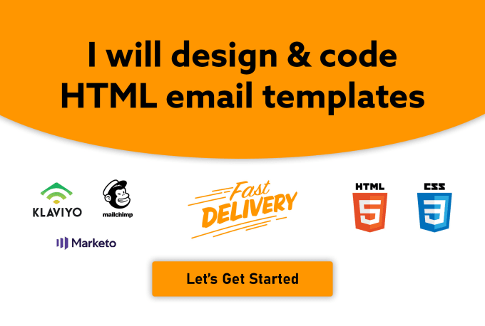 Gig Preview - Design and code HTML email template