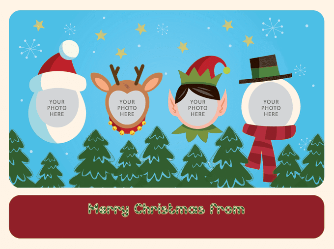 Gig Preview - Design a very merry christmas card for you