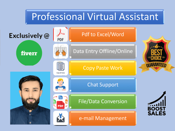 Gig Preview - Professional virtual assistant for personal and  business use