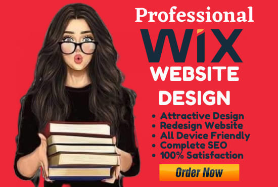 Gig Preview - Do wix website design and redesign with custom features