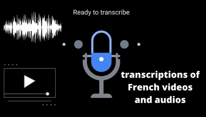 Gig Preview - Transcribe 120 minutes per day your french audios and videos