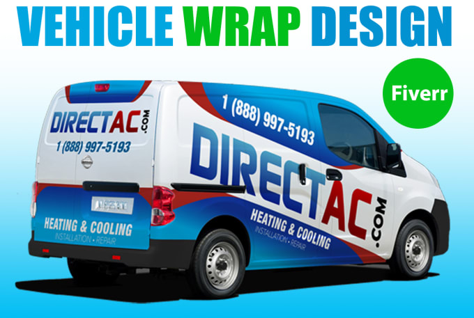 Gig Preview - Create professional vehicle wrap, car wrap, van wrap, truck wrap