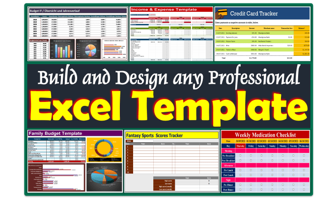 Gig Preview - Design professional excel spreadsheet template with formula