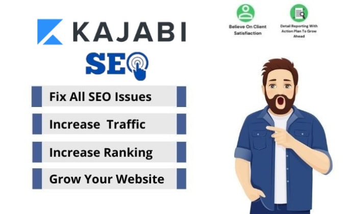 Gig Preview - Be kajabi SEO expert for google top ranking