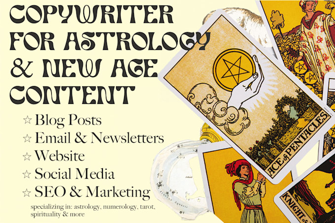 Bestseller - write astrology content for your blog, website, or app