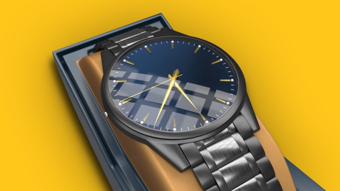 Gig Preview - Design a watch with 3d modelling, 3d rendering