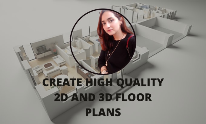 Gig Preview - Create high quality 2d and 3d floor plans