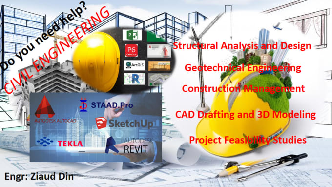 Gig Preview - Assist you in civil engineering and related mini projects