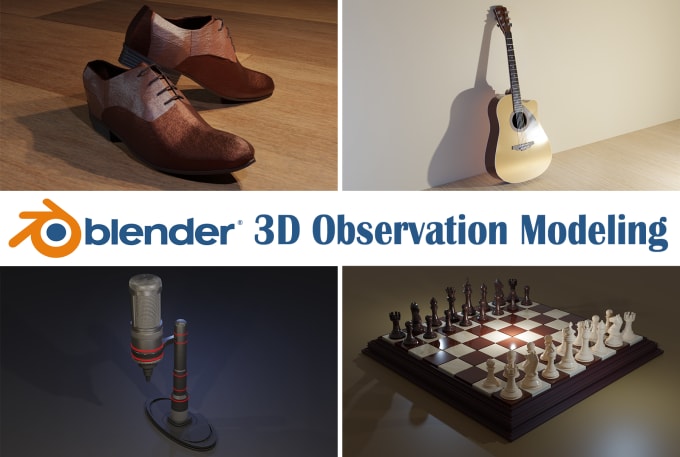 Gig Preview - Do object design and realistic 3d models with a 3d generalist