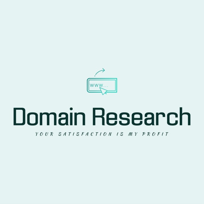 Gig Preview - Research domain name, business name, company name, logo design