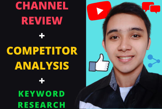 Gig Preview - Do in depth youtube channel review and competitor analysis