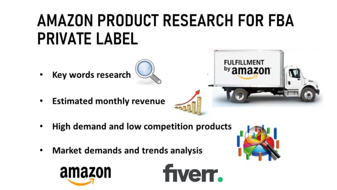 Gig Preview - Do amazon product research for fba private label