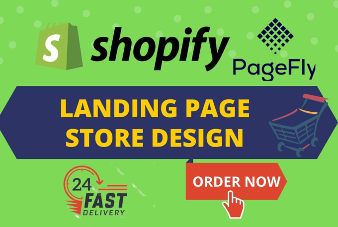 Gig Preview - Create shopify landing page or shopify store for shopify website