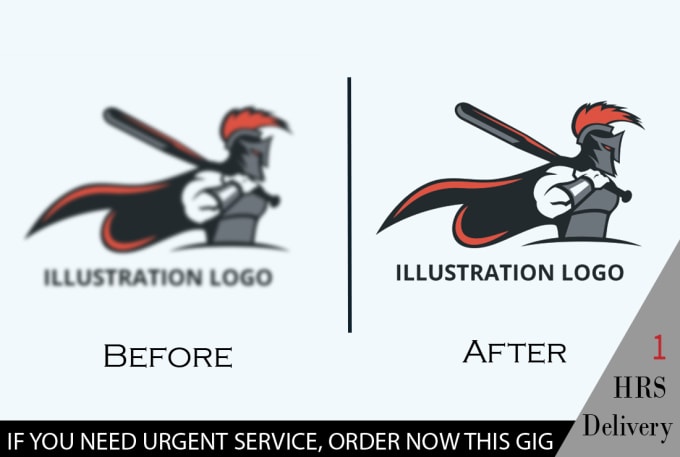 Gig Preview - Do vector tracing,vectorize,convert logo to vector in 1 hours