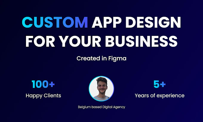 Gig Preview - Create a high end app design in figma