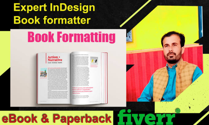 Gig Preview - Expert book formatter and editor for kdp, kindle, ingram, printing in indesign