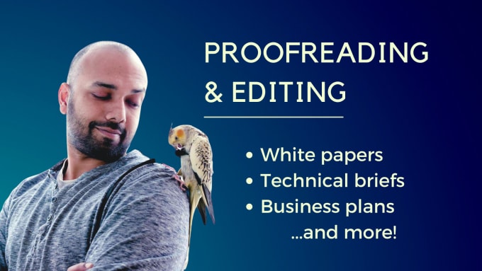 Gig Preview - Proofread, edit, or rewrite your white paper or business document