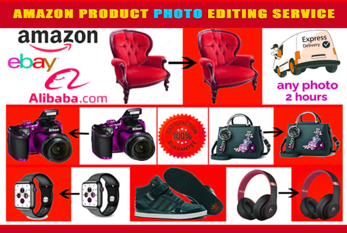 Gig Preview - Do stunning bulk ecommerce and amazon product photo editing