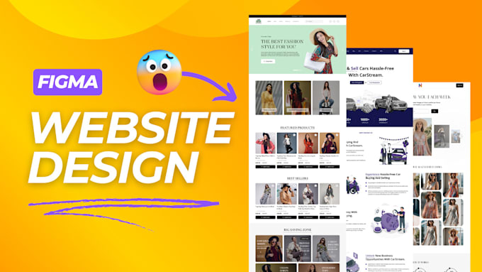 Gig Preview - Do figma website design and website redesign