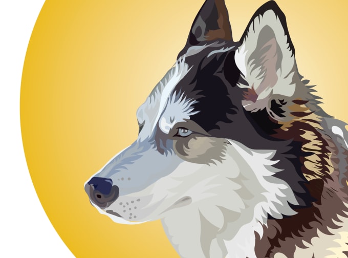 Gig Preview - Do cartoon portrait and vector illustration of pet, dog, and cat