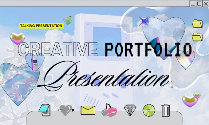 Gig Preview - Design an aesthetic talking presentation