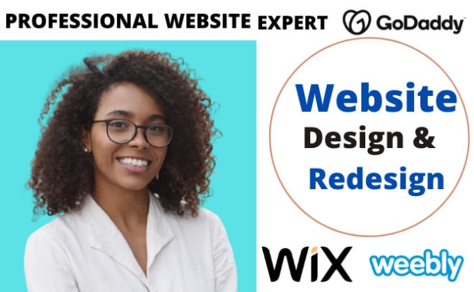 Gig Preview - Design godaddy website, wix website, weebly website design and redesign