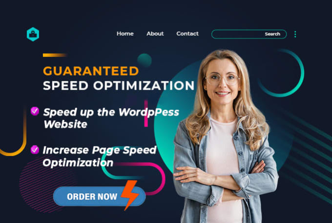 Gig Preview - Improve wordpress website speed optimization increase page speed