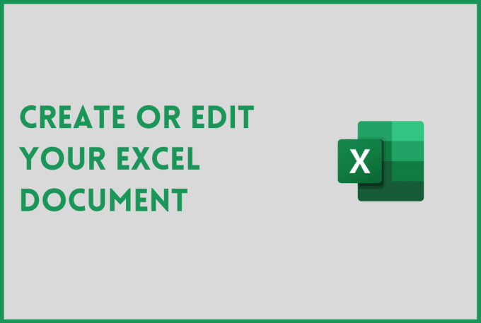 Gig Preview - Create or edit the layout and formatting of your excel document