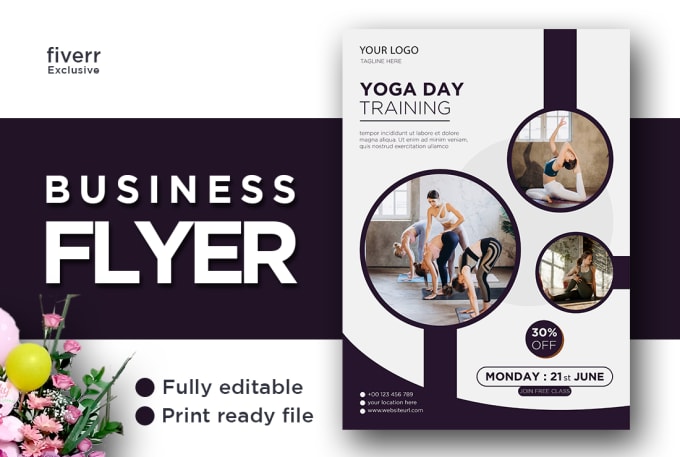 Gig Preview - Design modern and clean business flyer  and pamphlet design