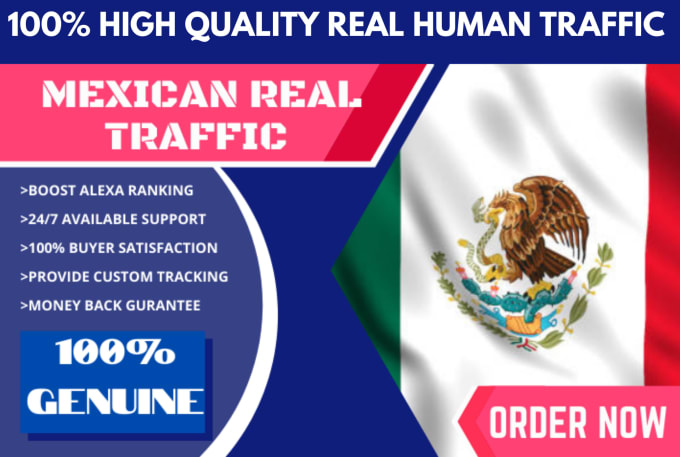 Gig Preview - Send keyword target mexico website traffic with low bounce rate