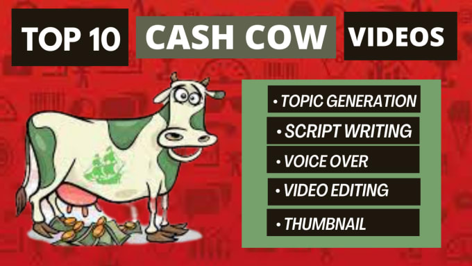 Bestseller - make youtube top 10 faceless cash cow videos