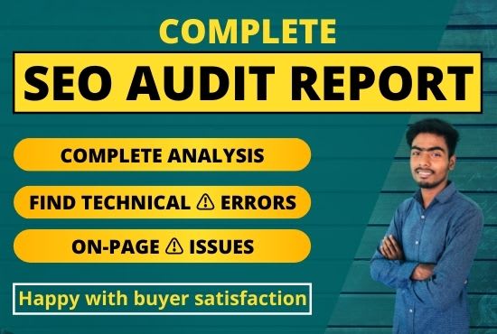 Gig Preview - Provide website SEO audit report and competitor analysis