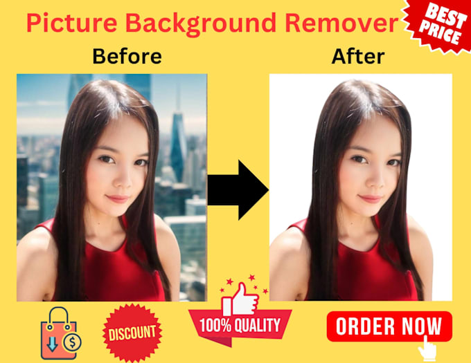 Gig Preview - Do photo background removal and change color bg