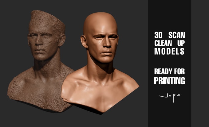 Gig Preview - Clean your professional 3d scan model